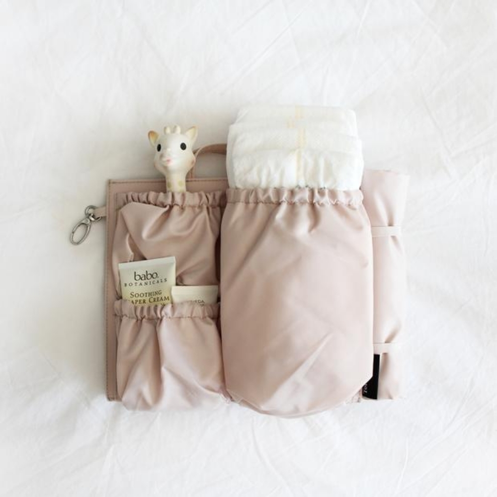 NWOT ToteSavvy Mini Tote Bag Organizer Almond